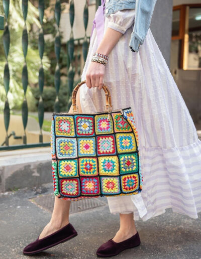 La Milanese bag in crochet
