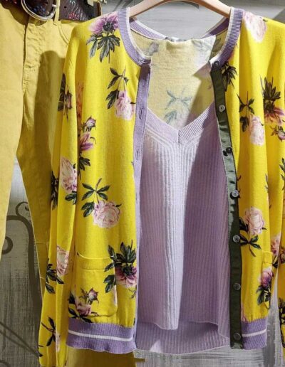 Cardigan In bed with you, Top 360cashmere, Pantaloni Ps don't forget me, Cintura Riccardo Forconi