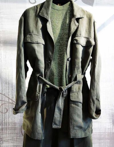 Sahariana e Pantaloni Diega Paris Top lurex Floor clothing