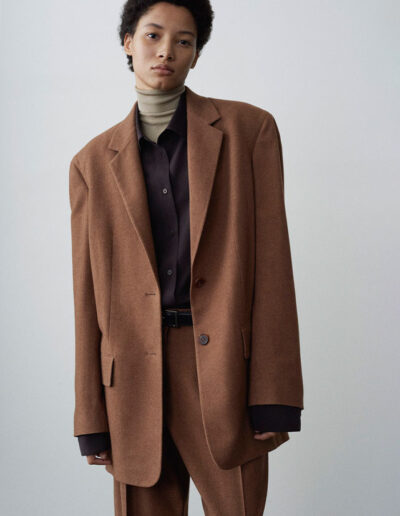 Giacca in seta e cashmere The Row